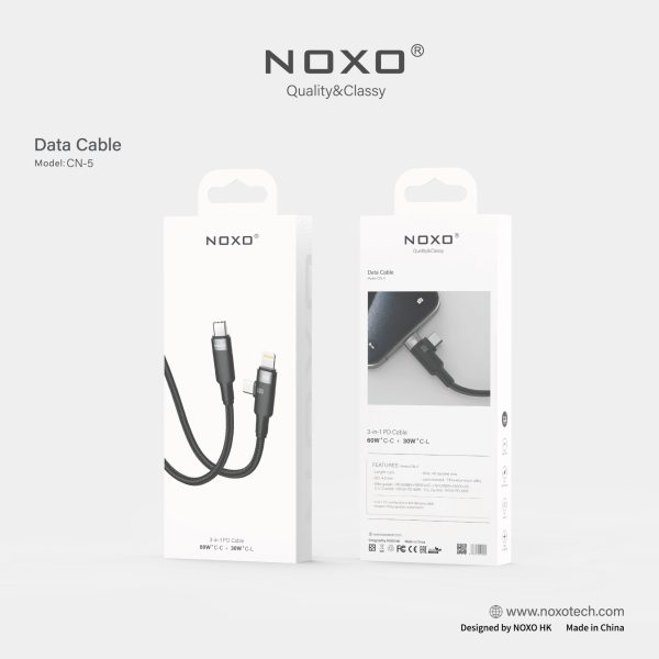CN-5 3-in-1 Fast Charging Cable 1.2m