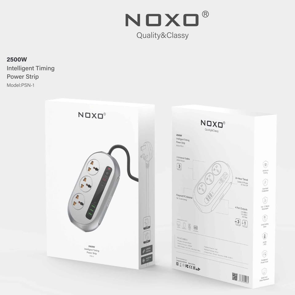 2500W Intelligent Timing Power Strip/Socket/Multiplug - Image 4