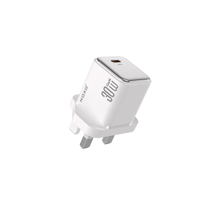 Super Fast GaN Charger With a data cable Type C-C/C-L  30W PD (UK)