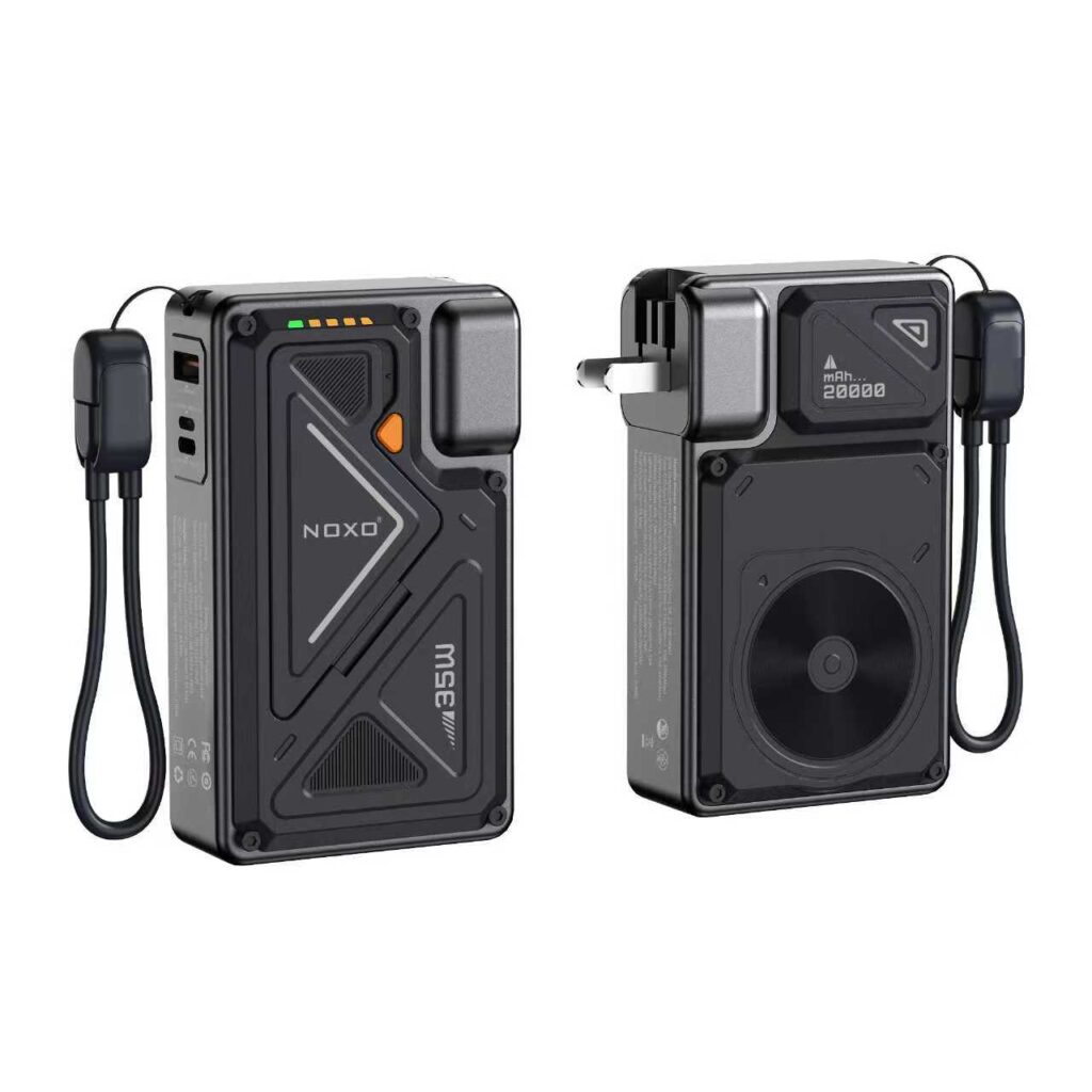 Built in AC Wall Plug Wireless Power Bank