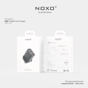 20W PD + QC3.00 Digital Display Fast Charger - UK