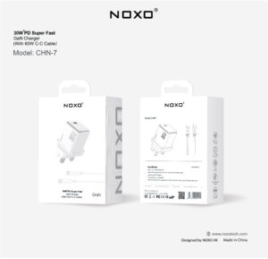 30W USB-C GaN charger (UK). Full PD3.0 support.Ultra-compact PC body. Universal 110–240V input.