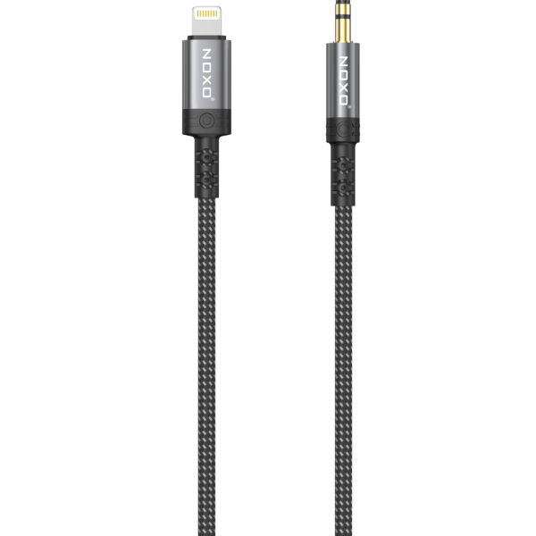 Lightning to 3.5mm Audio Cable Gun Color (iPhone)