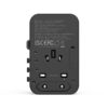 Universal Travel Multi-Adapter 35Watts 2C+2U Builtin Retractable-Cable - 5