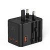 Universal Travel Multi-Adapter 25 Watts 2-C+1U Super Fast Charging - 4